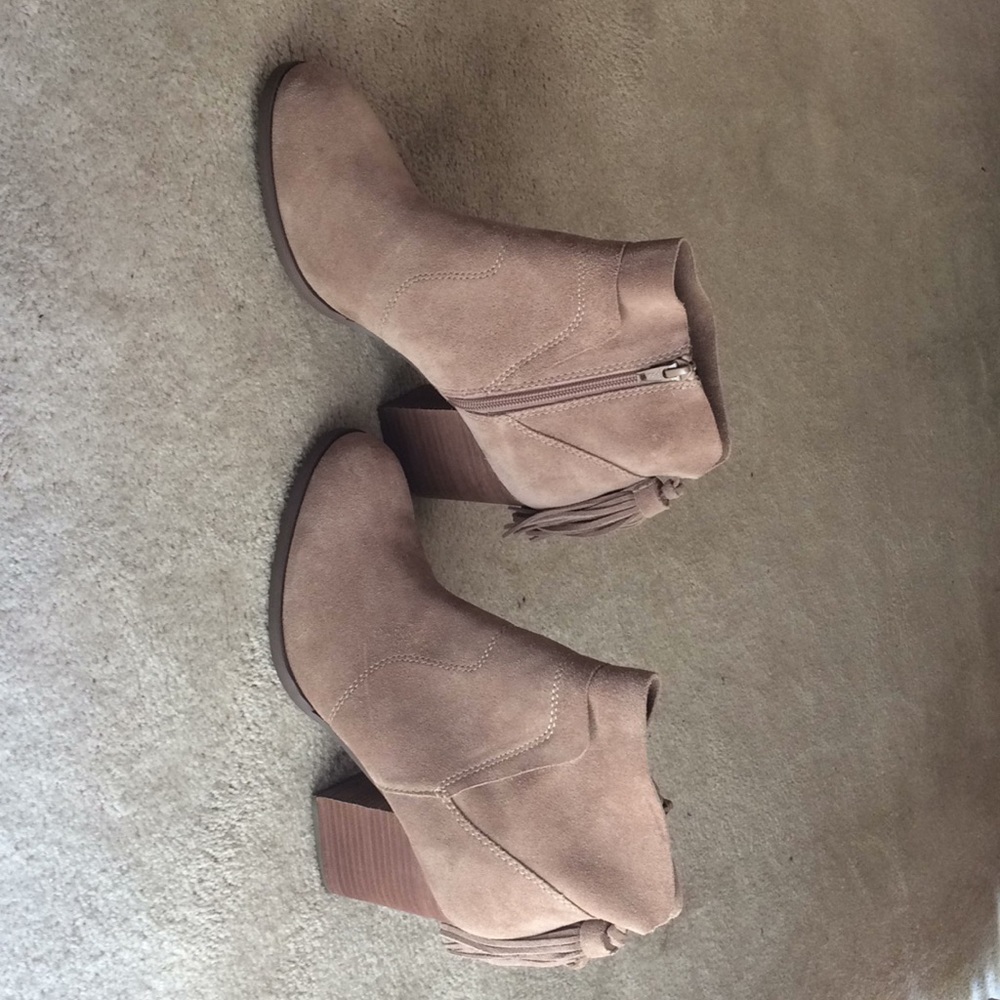 Suede bootie by Sole Society